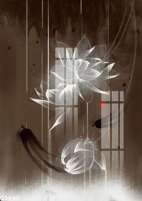 File in trần File gốc in tranh tổng hợp Q3040 (file gốc) hoa văn 3D