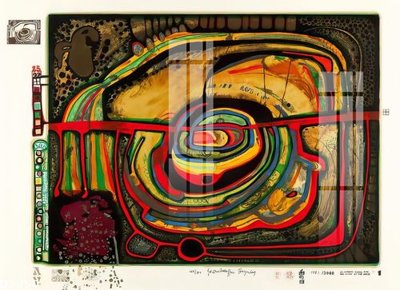 File in mica File gốc in tranh tổng hợp Q3050 (bản gốc) làm vách ngăn