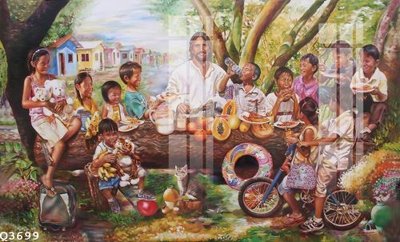 File gốc File gốc in tranh tổng hợp Q3699 (in tráng gương) ốp tường