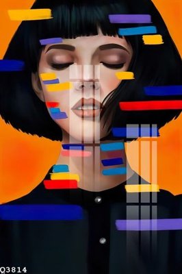 Tải file gốc File gốc in tranh tổng hợp Q3814 (bản PSD) đầy đủ layer