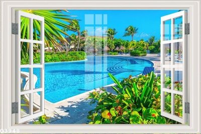 File ảnh File gốc in tranh tổng hợp Q3948 (gốc) cho trang trí nhà hàng