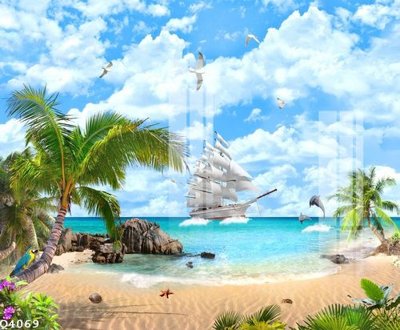 File tranh trang trí File gốc in tranh tổng hợp Q4069 (file gốc)