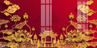 File tranh gốc in trần nhà File gốc in tranh tổng hợp Q4110 3D