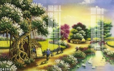 File in lụa File gốc in tranh tổng hợp Q4289 (chất lượng cao) File gốc in tranh tổng hợp Q4289