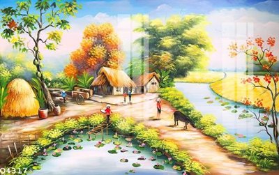 File gốc File gốc in tranh tổng hợp Q4317 (in mica) trang trí