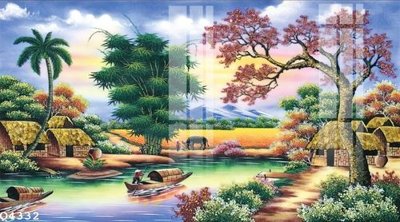 File PSD File gốc in tranh tổng hợp Q4332 (gốc) nhiều lớp (multi-layer)