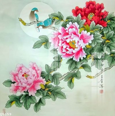 File gốc File gốc in tranh tổng hợp Q5159 (in lụa) chi tiết cao
