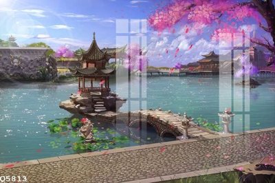 Ảnh gốc File gốc in tranh tổng hợp Q5813 (siêu chi tiết) để in ấn