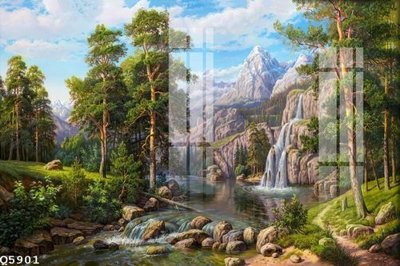 File tranh File gốc in tranh tổng hợp Q5901 (gốc) chủ đề thiên nhiên