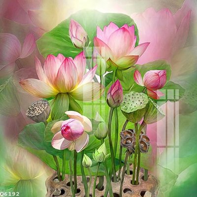 File tranh File gốc in tranh tổng hợp Q6192 (bản gốc) in lụa 5D