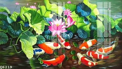 File tranh File gốc in tranh tổng hợp Q6219 (file gốc) chủ đề phong thủy