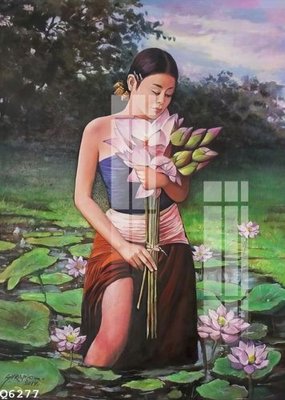 Tải file gốc in lụa File gốc in tranh tổng hợp Q6277 siêu nét