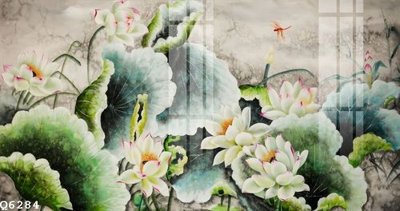 File gốc File gốc in tranh tổng hợp Q6284 (in tráng gương) hiện đại