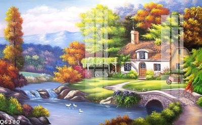 File in trần File gốc in tranh tổng hợp Q6380 (bản gốc) trời sao