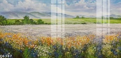 File tranh in trần 3D File gốc in tranh tổng hợp Q6387 (ảnh gốc)