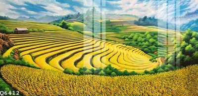 File gốc File gốc in tranh tổng hợp Q6412 (phiên bản chuẩn) để in ấn