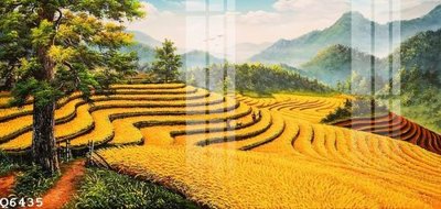 File tranh File gốc in tranh tổng hợp Q6435 (bản gốc) in lụa 3D