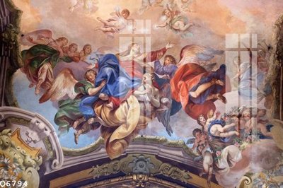 File in trần File gốc in tranh tổng hợp Q6794 (bản gốc) phong cảnh