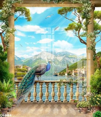 Ảnh gốc File gốc in tranh tổng hợp Q6844 (độ nét cao) in tráng gương