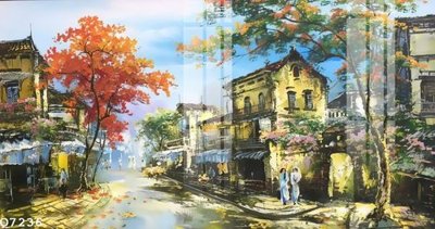 File in mica File gốc in tranh tổng hợp Q7236 (ảnh gốc) đẹp