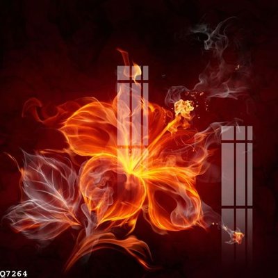 File gốc File gốc in tranh tổng hợp Q7264 (in tráng gương) nghệ thuật