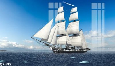 File gốc File gốc in tranh tổng hợp Q7397 (in lụa) họa tiết 3D