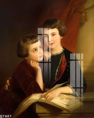 File gốc File gốc in tranh tổng hợp Q7487 (thiết kế) cho in ấn