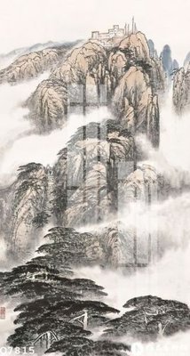 File tranh gốc in trần nhà File gốc in tranh tổng hợp Q7815 3D