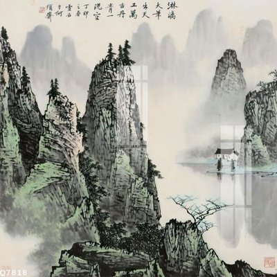 File tranh File gốc in tranh tổng hợp Q7818 (gốc) in backlit film