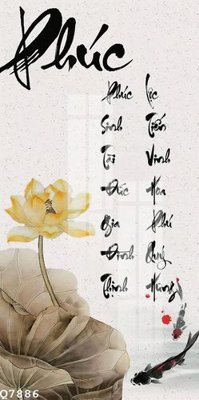 Tải file File gốc in tranh tổng hợp Q7886 (gốc) làm tranh treo tường