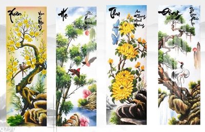 File in trần File gốc in tranh tổng hợp Q7908 (file gốc) xuyên sáng