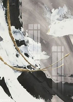 File PSD in ấn File gốc in tranh tổng hợp Q8059 (chất lượng cao)