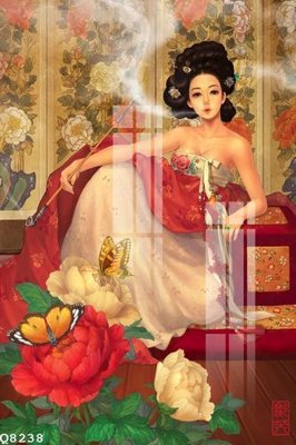 File gốc in ấn File gốc in tranh tổng hợp Q8238 độ phân giải cao