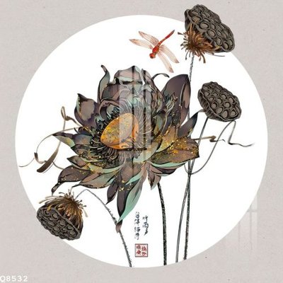 Download file gốc File gốc in tranh tổng hợp Q8532 (in lụa) cao cấp