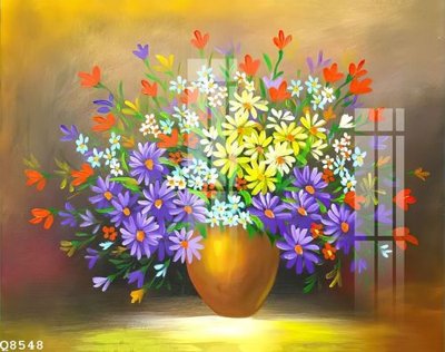 File gốc File gốc in tranh tổng hợp Q8548 (in 3D) cho trang trí