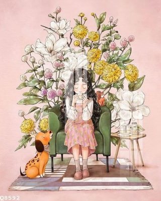 File tranh File gốc in tranh tổng hợp Q8592 (gốc) chủ đề tĩnh vật