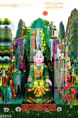 File in trần File gốc in tranh tổng hợp Q9050 (bản gốc) bầu trời