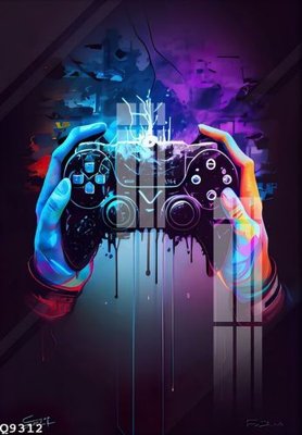 File PSD in ấn File gốc in tranh tổng hợp Q9312 (chất lượng cao)