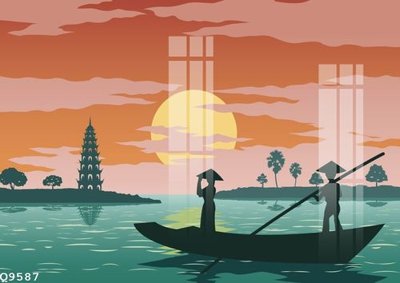 File ảnh File gốc in tranh tổng hợp Q9587 (gốc) in biển hiệu