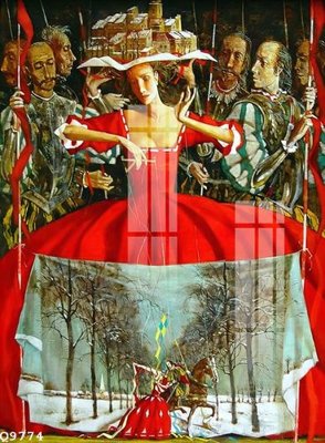 File gốc File gốc in tranh tổng hợp Q9774 (in lụa) trang trí tường