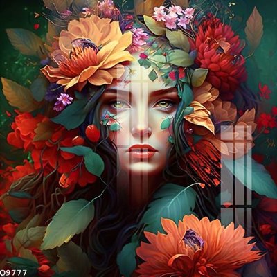 Tải file gốc File gốc in tranh tổng hợp Q9777 (bản PSD) đầy đủ layer