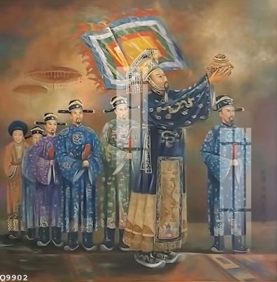 File in trần File gốc in tranh tổng hợp Q9902 (bản gốc) bầu trời