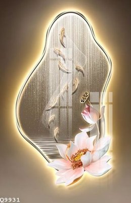 Tải file File gốc in tranh tổng hợp Q9931 (gốc) chủ đề hoa sen