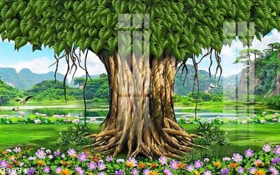 File tranh in tráng gương File gốc in tranh tổng hợp Q9994 (siêu nét)