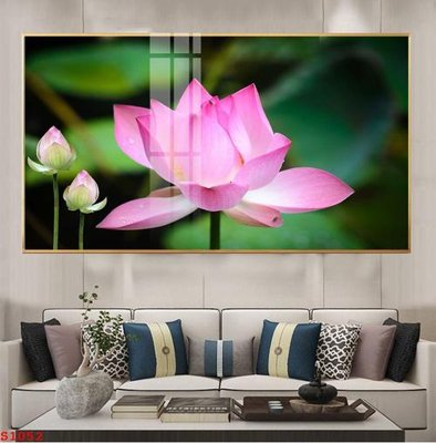 File tranh gốc Tranh cửu ngư quần hội sen cá S1052 chủ đề hiện đại