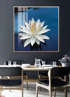 File tranh Tranh cửu ngư quần hội sen cá S1063 (bản gốc) treo quán cafe