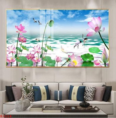 Tải file gốc Tranh cửu ngư quần hội sen cá S1114 (bản PSD) gốc