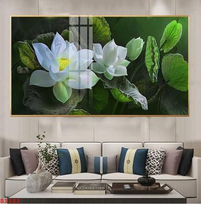 Chi tiết file ảnh Tranh cửu ngư quần hội sen cá S1122 sắc nét