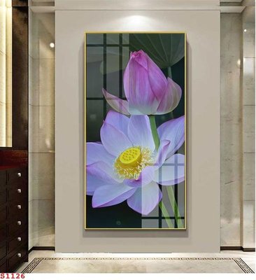 File PSD Tranh cửu ngư quần hội sen cá S1126 (nguyên gốc) chất lượng cao