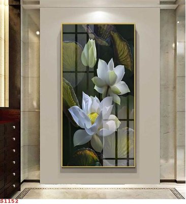 Tải file Tranh cửu ngư quần hội sen cá S1152 (gốc) chủ đề phong thủy